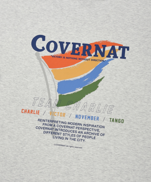 COVERNAT(カバーナット)の「クールコットンフラッググラフィックTシャツヘッダーグレー(Tシャツ/カットソー・レディース・その他・X-SMALL/SMALL/MEDIUM/LARGE/X-LARGE/XX-LARGE)」の10枚目の写真