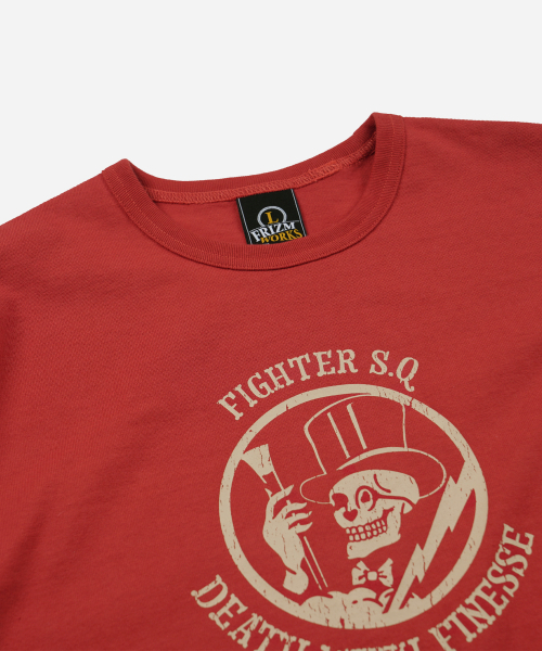 FRIZMWORKS(フリズムワークス)の「95TH FIGHTER SQ HALF TEE _ BRICK(Tシャツ/カットソー・メンズ・その他・LARGE/MEDIUM/SMALL/X-LARGE)」の3枚目の写真