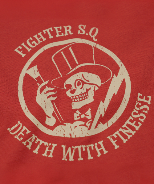 FRIZMWORKS(フリズムワークス)の「95TH FIGHTER SQ HALF TEE _ BRICK(Tシャツ/カットソー・メンズ・その他・LARGE/MEDIUM/SMALL/X-LARGE)」の4枚目の写真