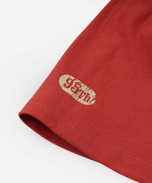 FRIZMWORKS(フリズムワークス)の「95TH FIGHTER SQ HALF TEE _ BRICK(Tシャツ/カットソー・メンズ・その他・LARGE/MEDIUM/SMALL/X-LARGE)」の5枚目の写真