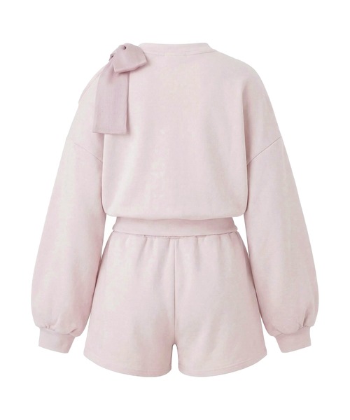 Rose Muse(ロゼミューズ)の「Organza ribbon sweat set up(セットアップ・レディース・オートミール/ピンク・FREE)」の11枚目の写真