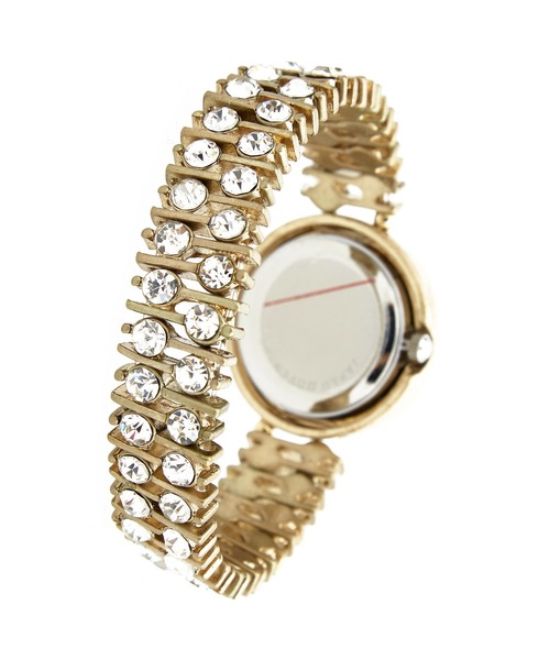 an meets zakka(アンミツザッカ)の「an meets zakka レトロアンティーク装飾スーパー連打ジルコニアブレスレットウォッチ(アナログ腕時計・レディース・シルバー/ゴールド・ONESIZE)」の9枚目の写真