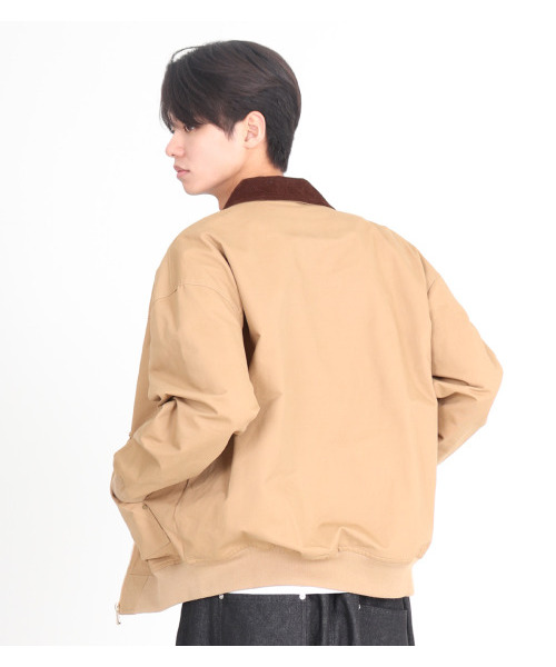 BUTTON SEOUL（ボタンソウル）の「コーデュロイカラーアウタージャンパー（ライトブラウン）（ブルゾン・メンズ・その他・M/L/XL）」の8枚目の写真