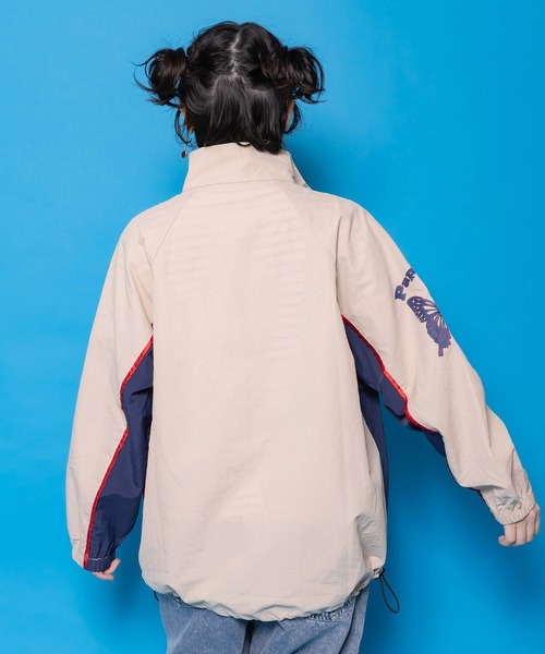 ScoLar（スカラー）の「161668：スカラーちゃん×ネコ レーシング風ブルゾン（ブルゾン・レディース・サックスブルー/アイボリー・M）」の16枚目の写真