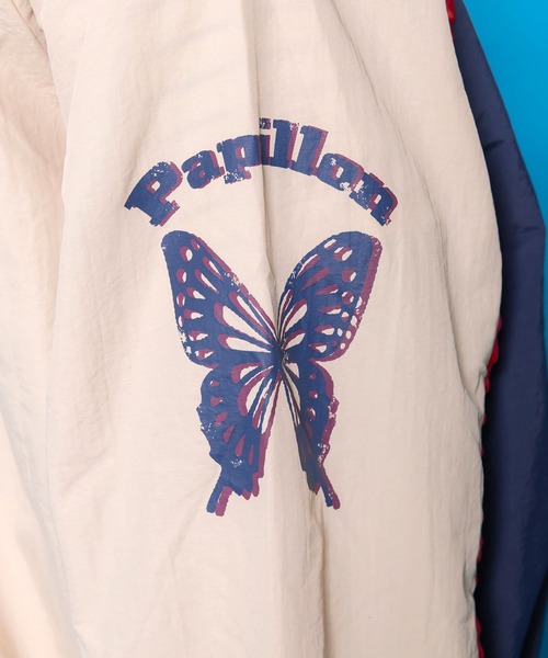 ScoLar（スカラー）の「161668：スカラーちゃん×ネコ レーシング風ブルゾン（ブルゾン・レディース・サックスブルー/アイボリー・M）」の12枚目の写真