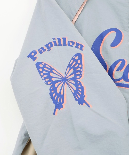 ScoLar（スカラー）の「161668：スカラーちゃん×ネコ レーシング風ブルゾン（ブルゾン・レディース・サックスブルー/アイボリー・M）」の21枚目の写真