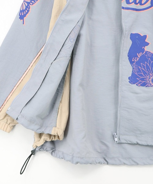 ScoLar（スカラー）の「161668：スカラーちゃん×ネコ レーシング風ブルゾン（ブルゾン・レディース・サックスブルー/アイボリー・M）」の20枚目の写真