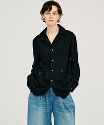 PRANK PROJECT（プランクプロジェクト）の「【2026Summer Pre-Order】オープンカラーエンブロイダリーシャツ   Open-Collar Embroidered Shirt（シャツ/ブラウス）」