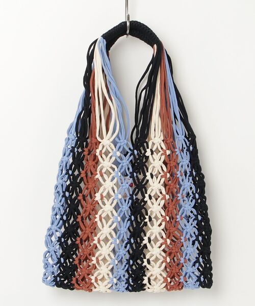 fredy emue（フレディエミュ）の「Tヤーンハンモックトート（ショルダーバッグ・レディース・ブラック系その他3/イエロー系その他3・FREE）」の2枚目の写真