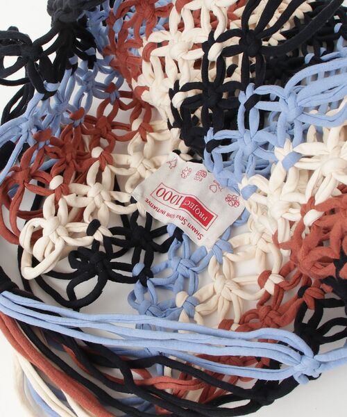 fredy emue（フレディエミュ）の「Tヤーンハンモックトート（ショルダーバッグ・レディース・ブラック系その他3/イエロー系その他3・FREE）」の5枚目の写真