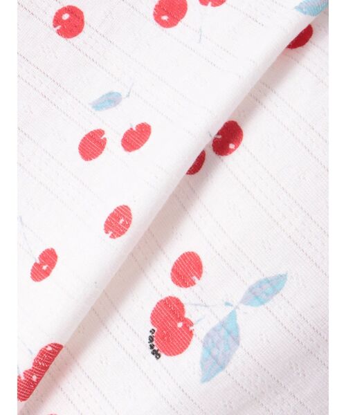 EMODA（エモダ）の「アイレットレイヤードキャミソールクロップドロンT（Tシャツ/カットソー・レディース・ホワイト/グレー/ブラック・FREE）」の8枚目の写真