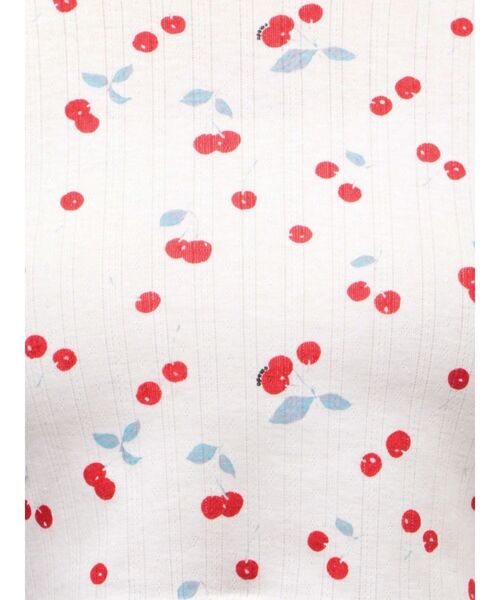 EMODA（エモダ）の「アイレットレイヤードキャミソールクロップドロンT（Tシャツ/カットソー・レディース・ホワイト/グレー/ブラック・FREE）」の12枚目の写真