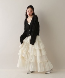 RAGEBLUE（レイジブルー）の「シフォンアシメフリルスカート（スカート）」