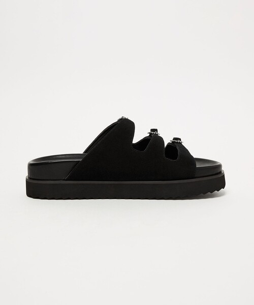 UNITED ARROWS（ユナイテッドアローズ）の「ビジュー 3ライン ミュール（サンダル・レディース・ブラック/ダークブラウン/ピンク・35/36/37/38）」の15枚目の写真