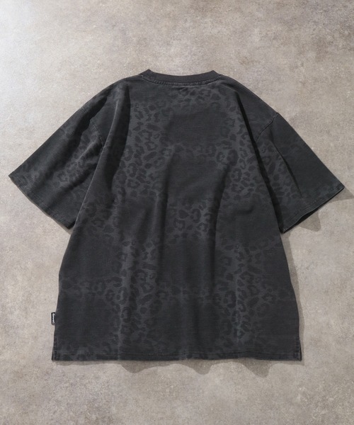 THRASHER（スラッシャー）の「【THRASHER/スラッシャー】スプレーライク加工 レオパード柄 半袖Tシャツ（Tシャツ/カットソー・メンズ・アッシュグレー/ブルー/ブラック・XL/L/M）」の4枚目の写真
