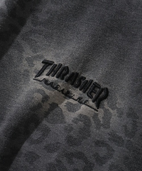 THRASHER（スラッシャー）の「【THRASHER/スラッシャー】スプレーライク加工 レオパード柄 半袖Tシャツ（Tシャツ/カットソー・メンズ・アッシュグレー/ブルー/ブラック・XL/L/M）」の6枚目の写真