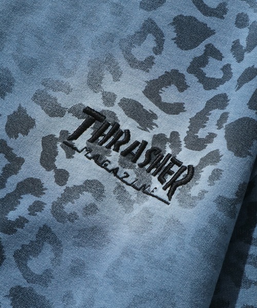THRASHER（スラッシャー）の「【THRASHER/スラッシャー】スプレーライク加工 レオパード柄 半袖Tシャツ（Tシャツ/カットソー・メンズ・アッシュグレー/ブルー/ブラック・XL/L/M）」の10枚目の写真