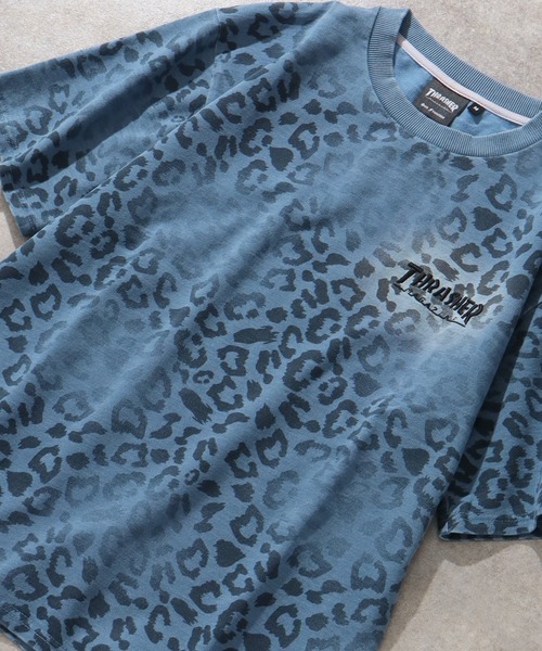 THRASHER（スラッシャー）の「【THRASHER/スラッシャー】スプレーライク加工 レオパード柄 半袖Tシャツ（Tシャツ/カットソー・メンズ・アッシュグレー/ブルー/ブラック・XL/L/M）」の9枚目の写真