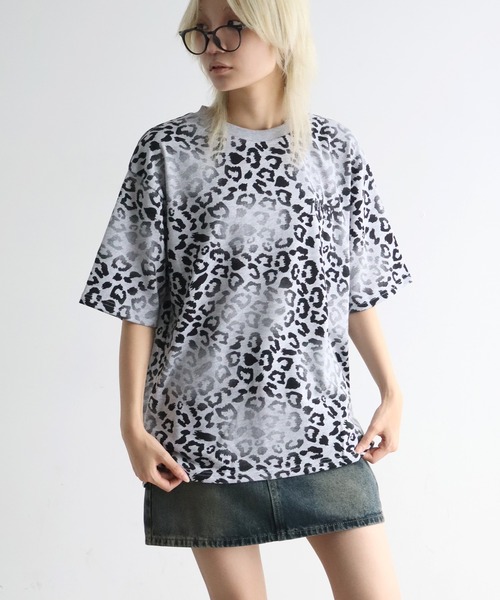 THRASHER（スラッシャー）の「【THRASHER/スラッシャー】スプレーライク加工 レオパード柄 半袖Tシャツ（Tシャツ/カットソー・メンズ・アッシュグレー/ブルー/ブラック・XL/L/M）」の20枚目の写真