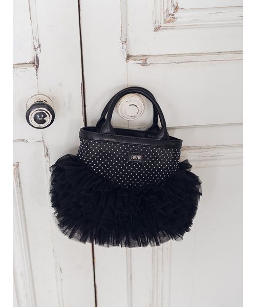 FURFUR(ファーファー)の「チュチュバッグ(ショルダーバッグ・レディース・ブラック/ライトブルー/ホワイト/ピンク・F)」の2枚目の写真