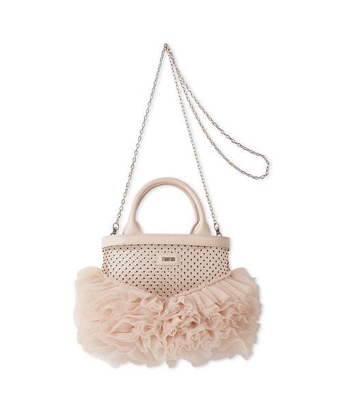 FURFUR(ファーファー)の「チュチュバッグ(ショルダーバッグ・レディース・ブラック/ライトブルー/ホワイト/ピンク・F)」の5枚目の写真