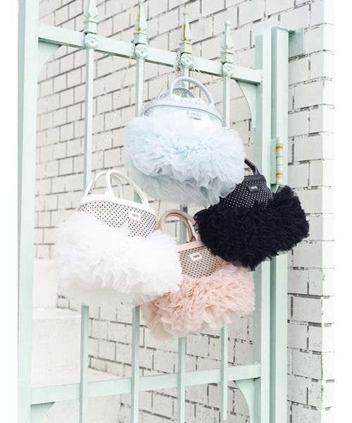 FURFUR(ファーファー)の「チュチュバッグ(ショルダーバッグ・レディース・ブラック/ライトブルー/ホワイト/ピンク・F)」の6枚目の写真