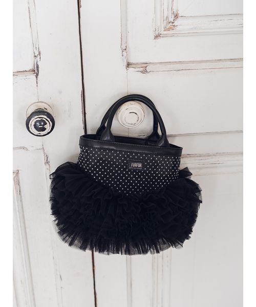 FURFUR(ファーファー)の「チュチュバッグ(ショルダーバッグ・レディース・ブラック/ライトブルー/ホワイト/ピンク・F)」の10枚目の写真
