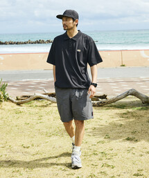 FREAK'S STORE | FREAK'S STORE for BEACH & FES リラックスフィット 撥水 リサイクルナイロン ウェビングベルト ショーツ/バッグ付き(その他パンツ)