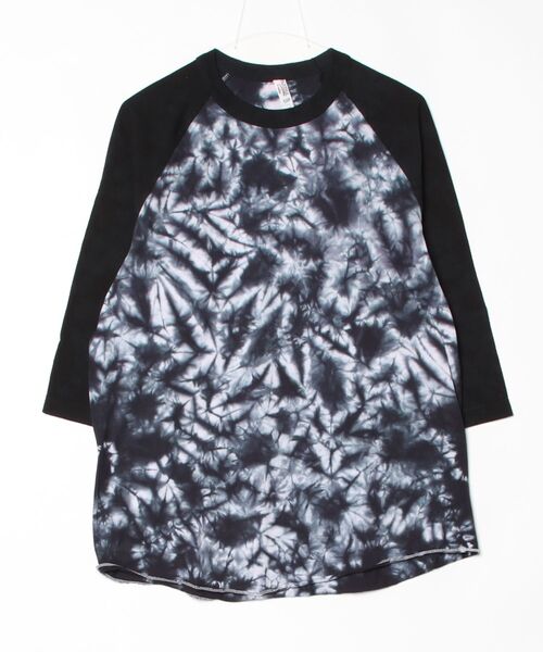 SAWINTO（ソイント）の「TIE DYE ‐ TIE DYE BASEBALL（Tシャツ/カットソー・メンズ・ブラック系2/ネイビー系2/ブラック系1/ネイビー系1・LARGE/MEDIUM/X-LARGE）」の2枚目の写真