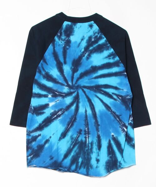 SAWINTO（ソイント）の「TIE DYE ‐ TIE DYE BASEBALL（Tシャツ/カットソー・メンズ・ブラック系2/ネイビー系2/ブラック系1/ネイビー系1・LARGE/MEDIUM/X-LARGE）」の5枚目の写真