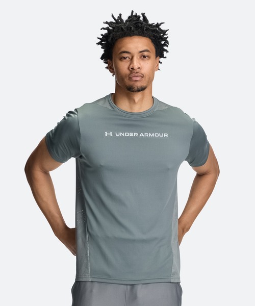 UNDER ARMOUR(アンダーアーマー)の「UAクール プロ ショートスリーブ Tシャツ(トレーニング/メンズ)(Tシャツ/カットソー・メンズ・グレー・L/M/XL/3XL/2XL/S)」の1枚目の写真