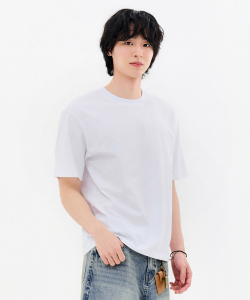 CHASECULT(チェイスカルト)の「共用ロゴ半袖Tシャツ-FBZU5801C01(Tシャツ/カットソー・メンズ・ホワイト・90/95/100/105/110/115)」の4枚目の写真