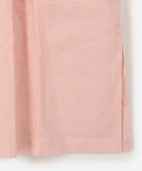 Bshop(ビショップ)の「eunoia | リネン ピンタック半袖ワンピース WOMEN(ワンピース・レディース・ブラック/クリーム/ピンク・S)」の12枚目の写真