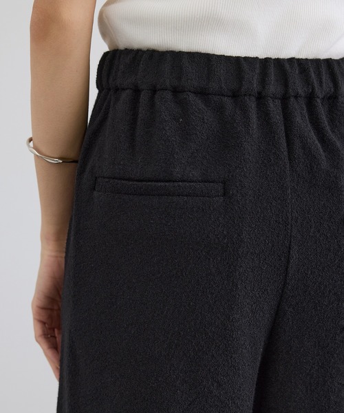 SALON adam et rope'(サロン アダム エ ロペ)の「ミニパイルショートパンツ / セットアップ対応(その他パンツ・レディース・キナリ/ブラック・M/S)」の15枚目の写真