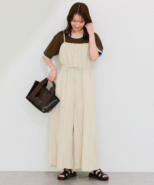 Green Parks(グリーンパークス)の「チュールレイヤードボックスプルオーバー(Tシャツ/カットソー・レディース・ブラウン/チャコールグレー/オフホワイト・FREE)」の20枚目の写真