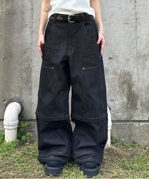 sedacle（セダクル）の「2wayダブルニーリジットデニム（デニムパンツ）」