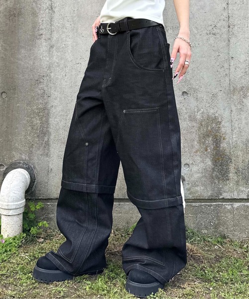 し*ょ様 GALLERY DEPT. 2 FACE デニムパンツ 30 セール】2wayダブルニーリジットデニム（デニムパンツ）｜sedacle