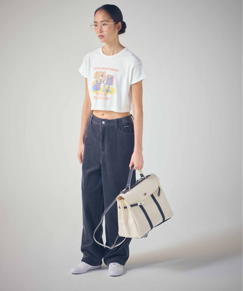 SEA(シー)の「GG 2way バッグM(ハンドバッグ・レディース・レッド/ネイビー・ONE SIZE)」の1枚目の写真