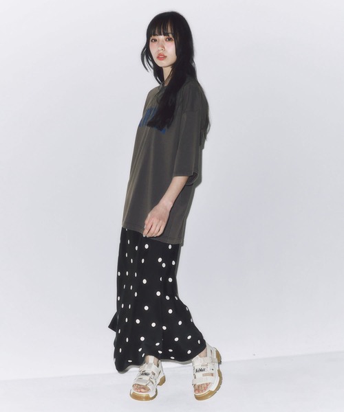 DAWNCE(ダウンス)の「ピグメント加工ワイドフィットTシャツ(Tシャツ/カットソー・メンズ・チャコール/ピンク・L/M)」の16枚目の写真