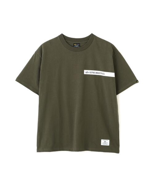 Alpha Industries（アルファインダストリーズ）の「【日本限定】Alpha Industries/アルファ インダストリーズ/CAT EMBLEM T‐SHIRT/ キャット エンブレム Tシャツ（Tシャツ/カットソー・メンズ・ブラック/ホワイト系2/オリーブ系・2XL/XL/L/S/M）」の3枚目の写真