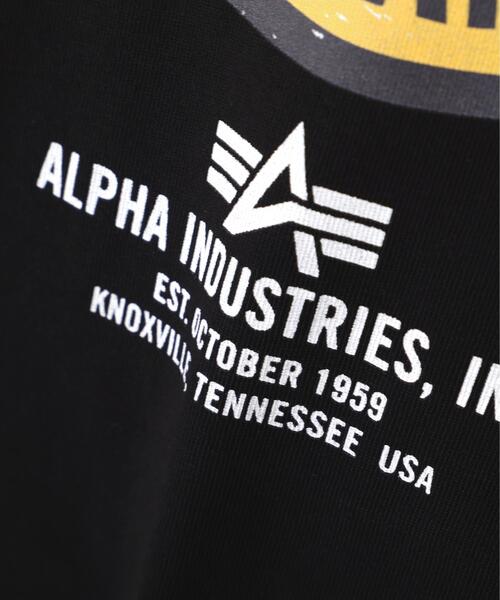 Alpha Industries（アルファインダストリーズ）の「【日本限定】Alpha Industries/アルファ インダストリーズ/CAT EMBLEM T‐SHIRT/ キャット エンブレム Tシャツ（Tシャツ/カットソー・メンズ・ブラック/ホワイト系2/オリーブ系・2XL/XL/L/S/M）」の12枚目の写真