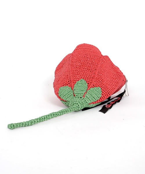 Three Four Time(スリーフォータイム)の「【Casselini】Happy crochet Basket(ショルダーバッグ・レディース・ホワイト/レッド・FREE)」の14枚目の写真