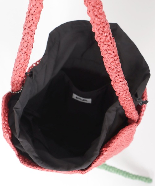Three Four Time(スリーフォータイム)の「【Casselini】Happy crochet Basket(ショルダーバッグ・レディース・ホワイト/レッド・FREE)」の16枚目の写真