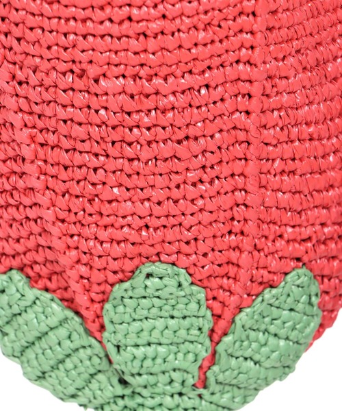 Three Four Time(スリーフォータイム)の「【Casselini】Happy crochet Basket(ショルダーバッグ・レディース・ホワイト/レッド・FREE)」の18枚目の写真