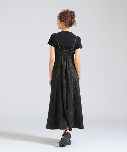 AVIREX（アヴィレックス）の「ACID WASH CAMISOLE DRESS（ワンピース・レディース・ブルー/ブラック・S/M）」の5枚目の写真