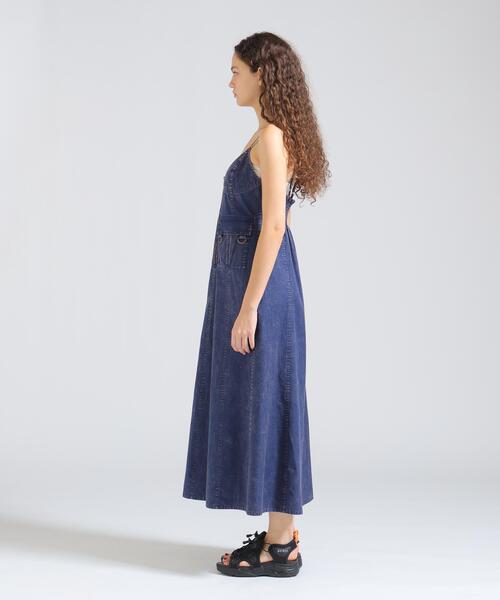 AVIREX（アヴィレックス）の「ACID WASH CAMISOLE DRESS（ワンピース・レディース・ブルー/ブラック・S/M）」の9枚目の写真