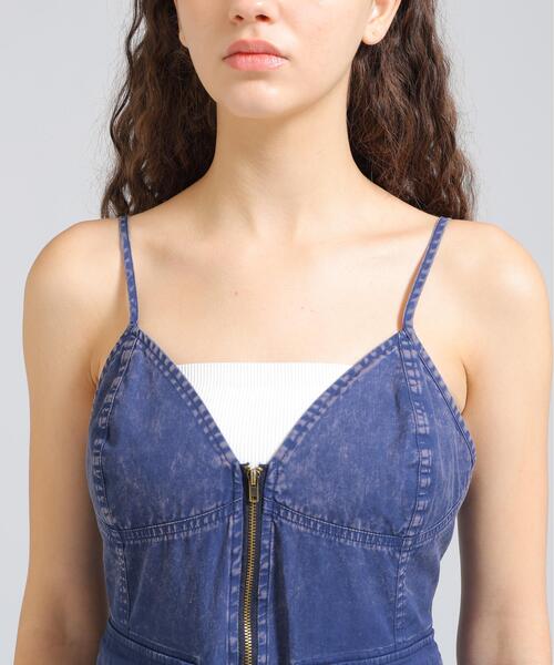 AVIREX（アヴィレックス）の「ACID WASH CAMISOLE DRESS（ワンピース・レディース・ブルー/ブラック・S/M）」の11枚目の写真
