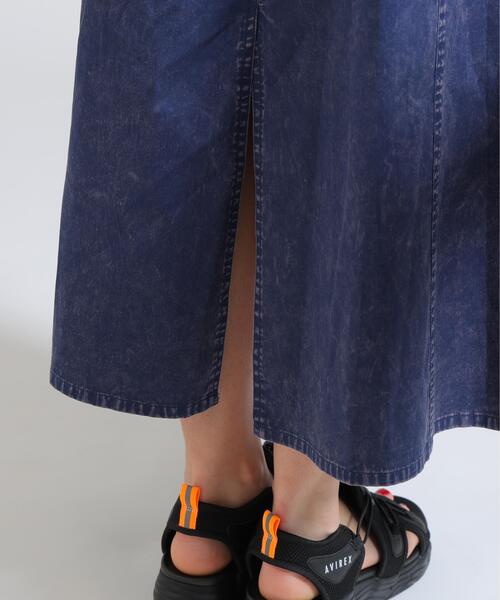 AVIREX（アヴィレックス）の「ACID WASH CAMISOLE DRESS（ワンピース・レディース・ブルー/ブラック・S/M）」の16枚目の写真