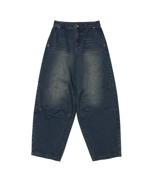 AMESWORLDWIDE(アメスワールドワイド)の「STITCH BALLOON FIT DENIM PANTS BLUE(デニムパンツ・レディース・その他・LARGE/MEDIUM/SMALL)」の9枚目の写真