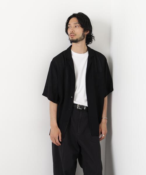 NANO universe(ナノユニバース)の「CLAM EMBROIDARY カラミシャツ(シャツ/ブラウス・メンズ・グレー/ブラック・M/L)」の17枚目の写真